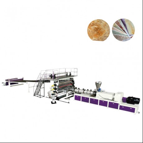Extrusionslinie für PVC-Dekoration/Marmorplatten
