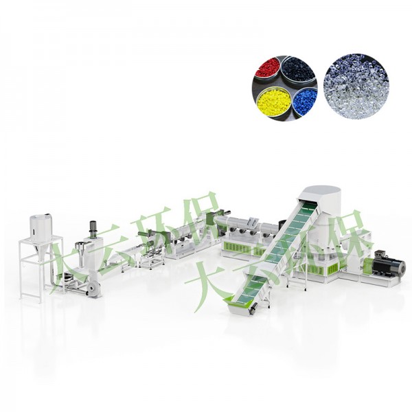 Integrierte Recycling-Pelletiermaschine mit drei Maschinen von Jwell